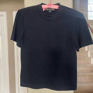 St John basics short sleeve knit shirt size P